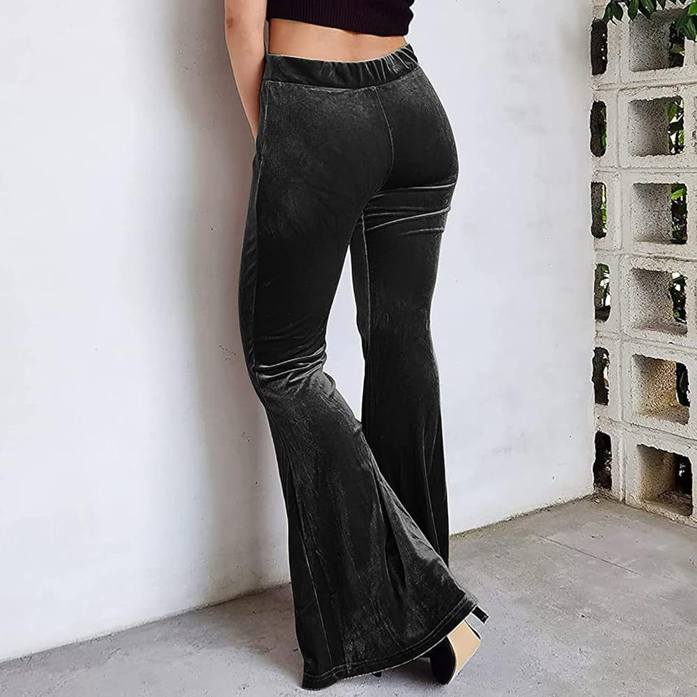 パンツ Blank \"VELVET PIRATES BELL-BOTTOM\" Warrior Within - Midnight Burnout Velvet Pirate Pants Bell